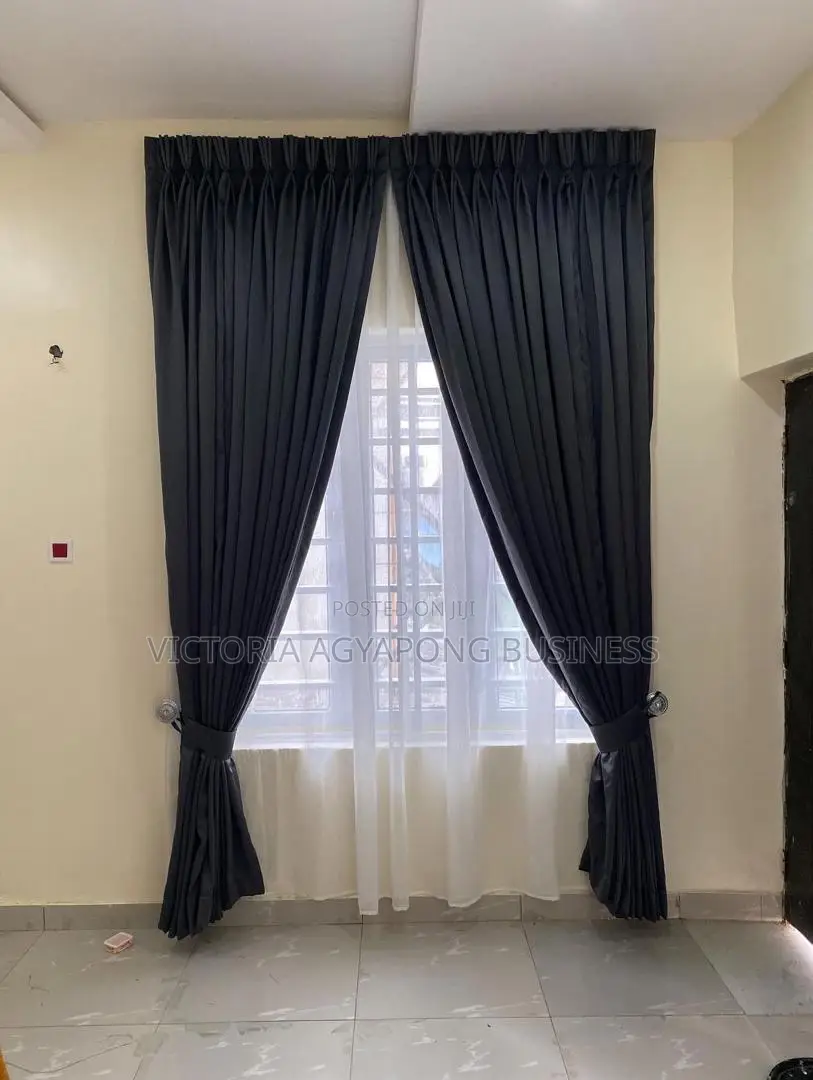 Cream Sunblock Curtains Available