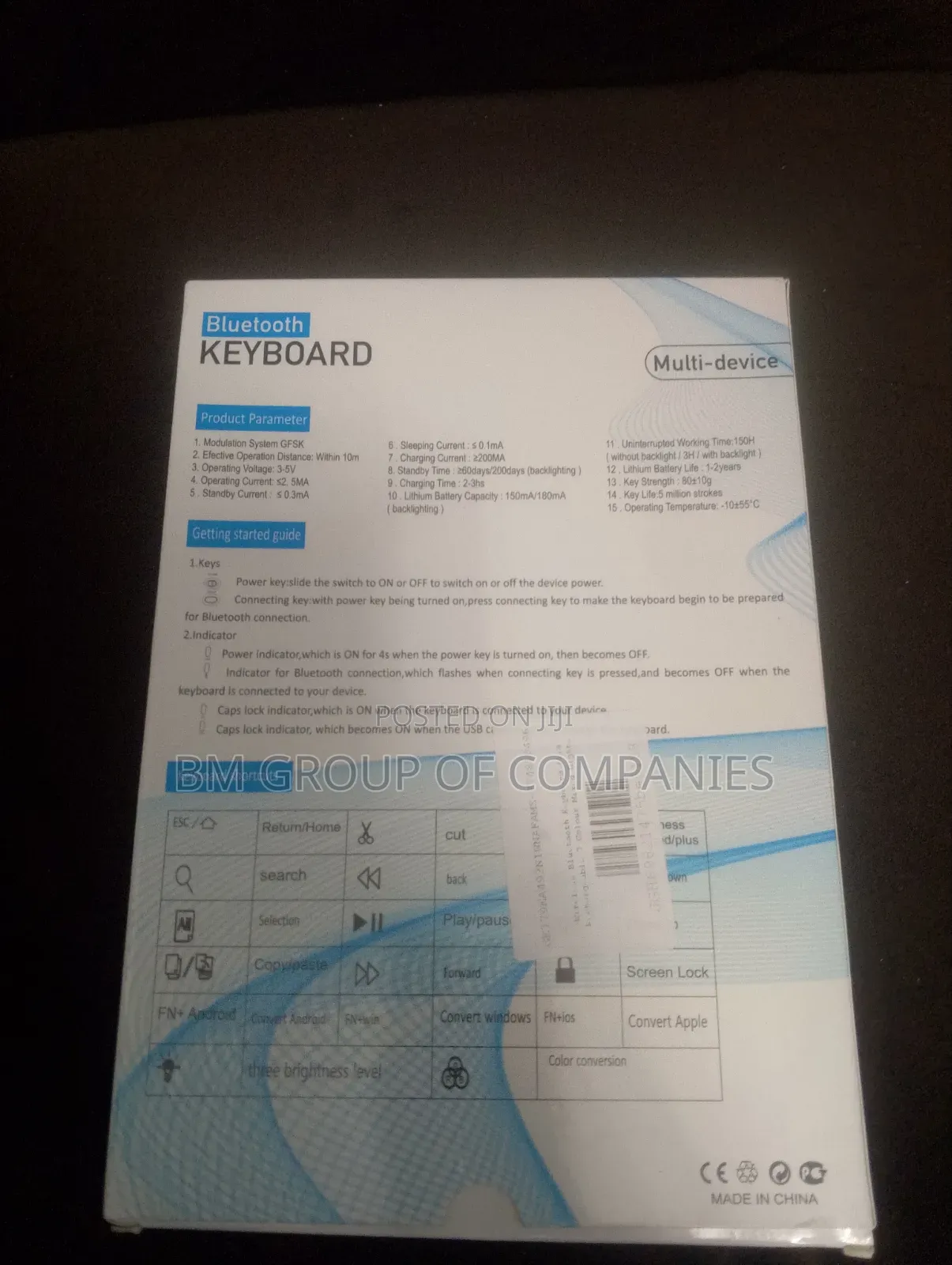 Rechargeable Bluetooth Keyboard