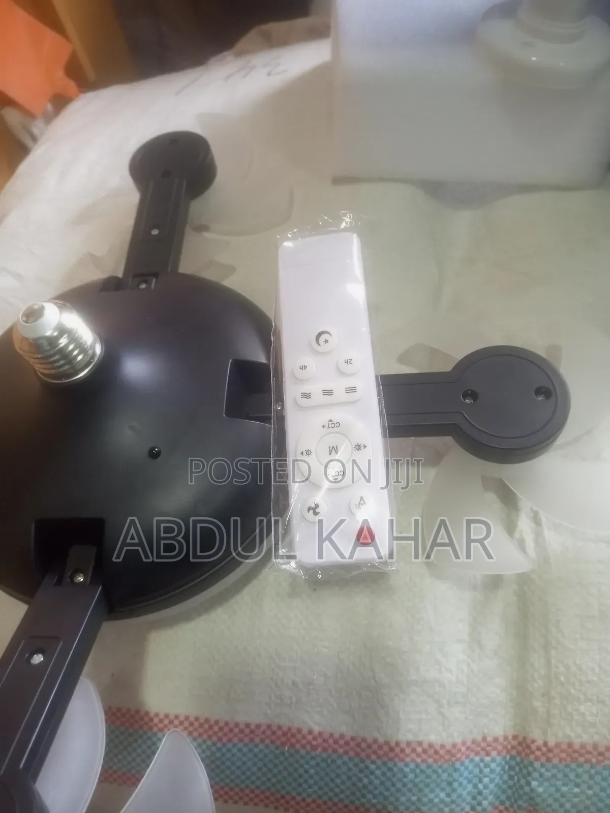 Drone-Like Fan With Interchangeable Lights