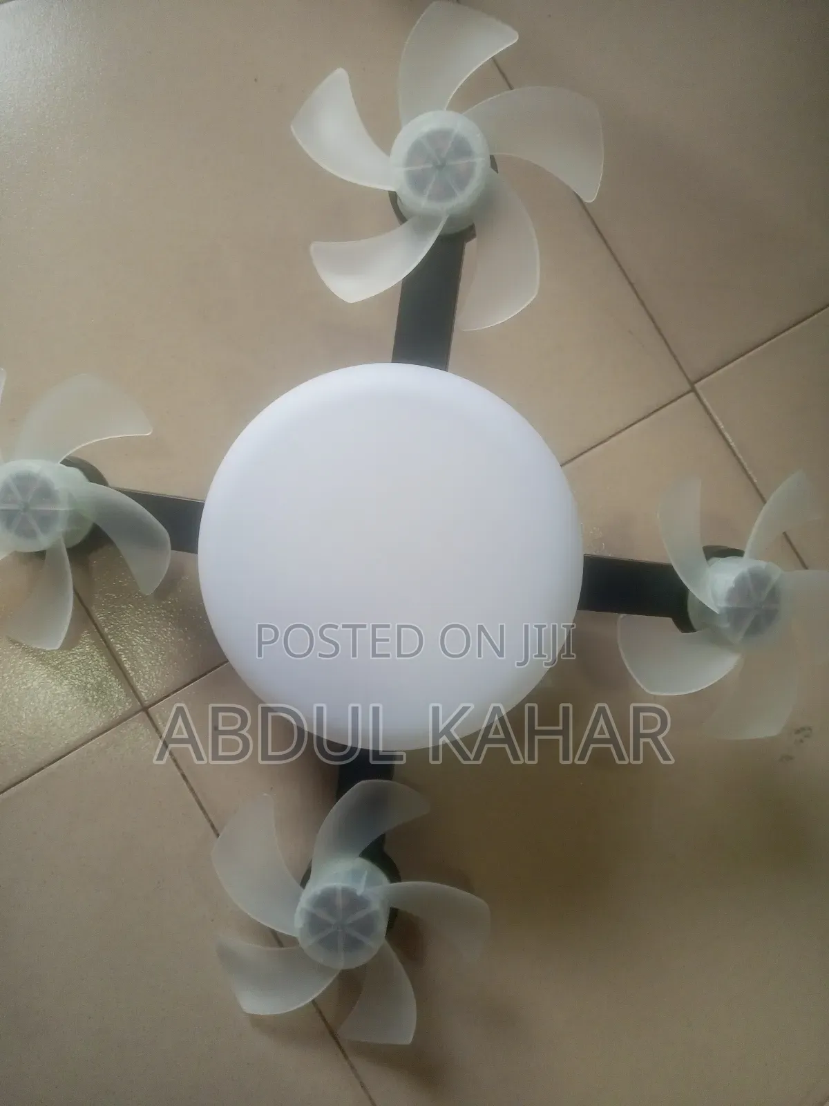 Drone-Like Fan With Interchangeable Lights