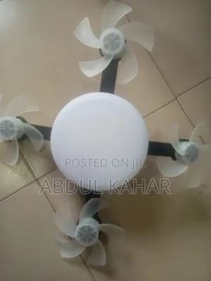 Drone-Like Fan With Interchangeable Lights