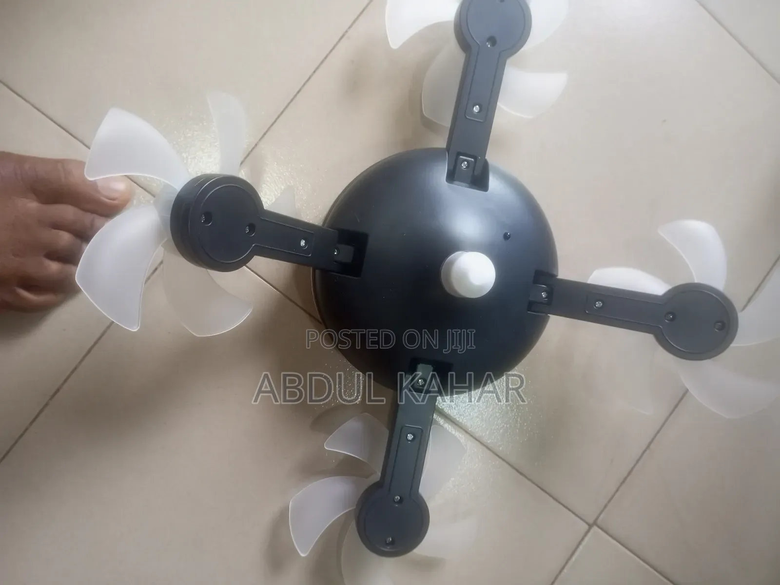 Drone-Like Fan With Interchangeable Lights
