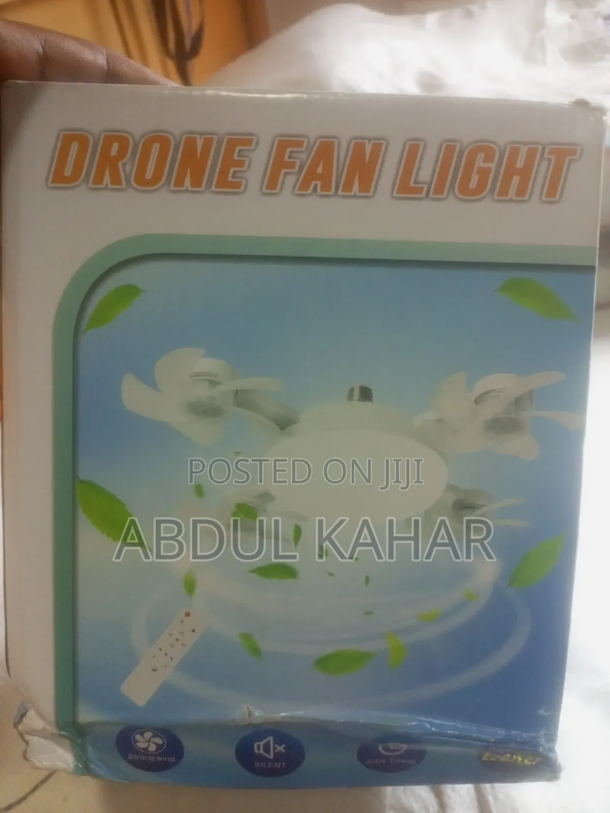 Drone-Like Fan With Interchangeable Lights