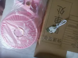 Rechargeable Clip Fan With Lights