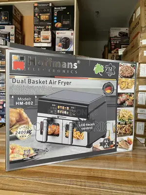 Hoffmans Oil Free Dual Basket Air Fryer