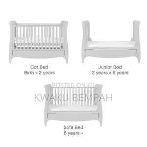 Sleigh Baby's Cot Bed With Drawer