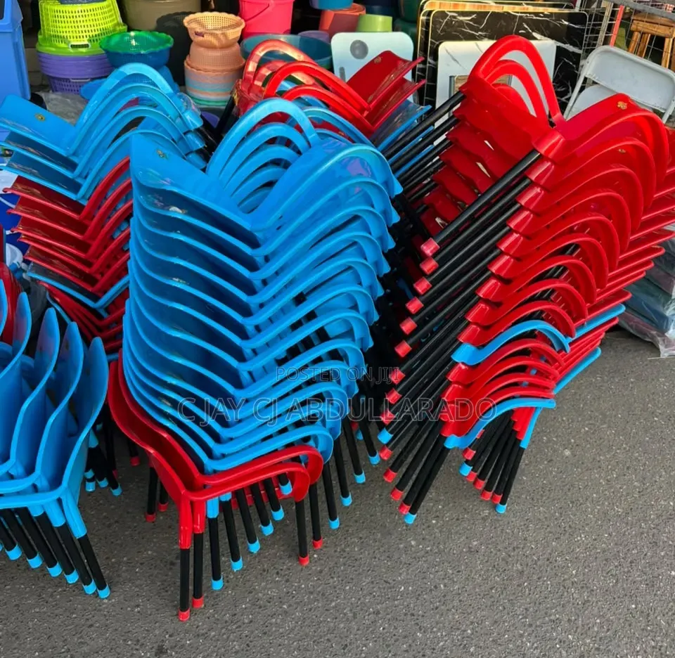 Kiddies Chairs With Metal Legs