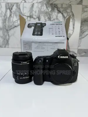 Title: Canon Eos 60d DSLR Camera + 18–55mm Lens + Sd Card