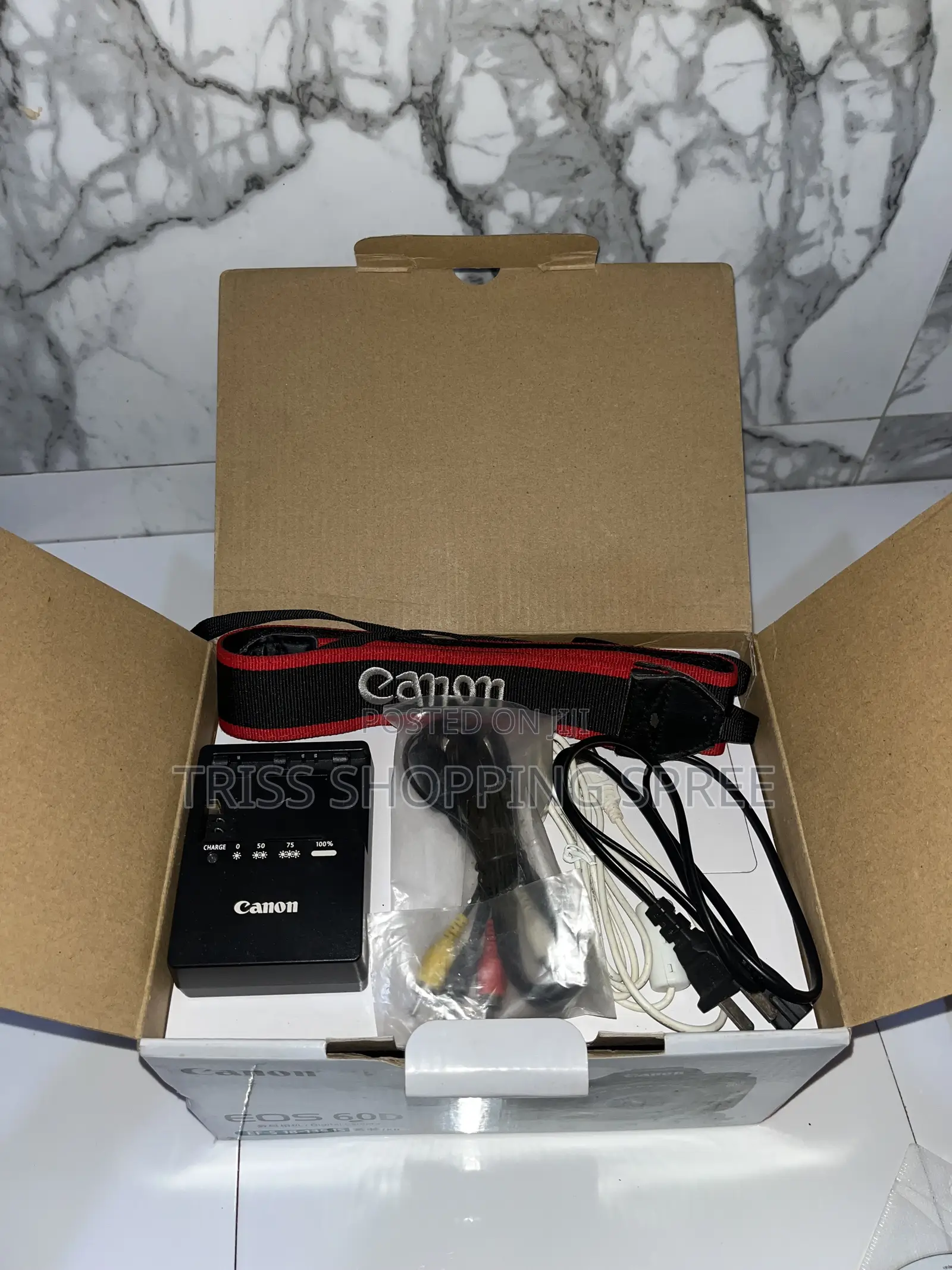 Title: Canon Eos 60d DSLR Camera + 18–55mm Lens + Sd Card