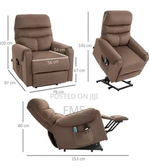 Homcom 713-134v90gy Electric Power Lift Massage Chair,