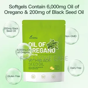 Vivonu Oil of Oregano With Black Seed Oil