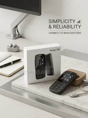 New Nokia 106 Black