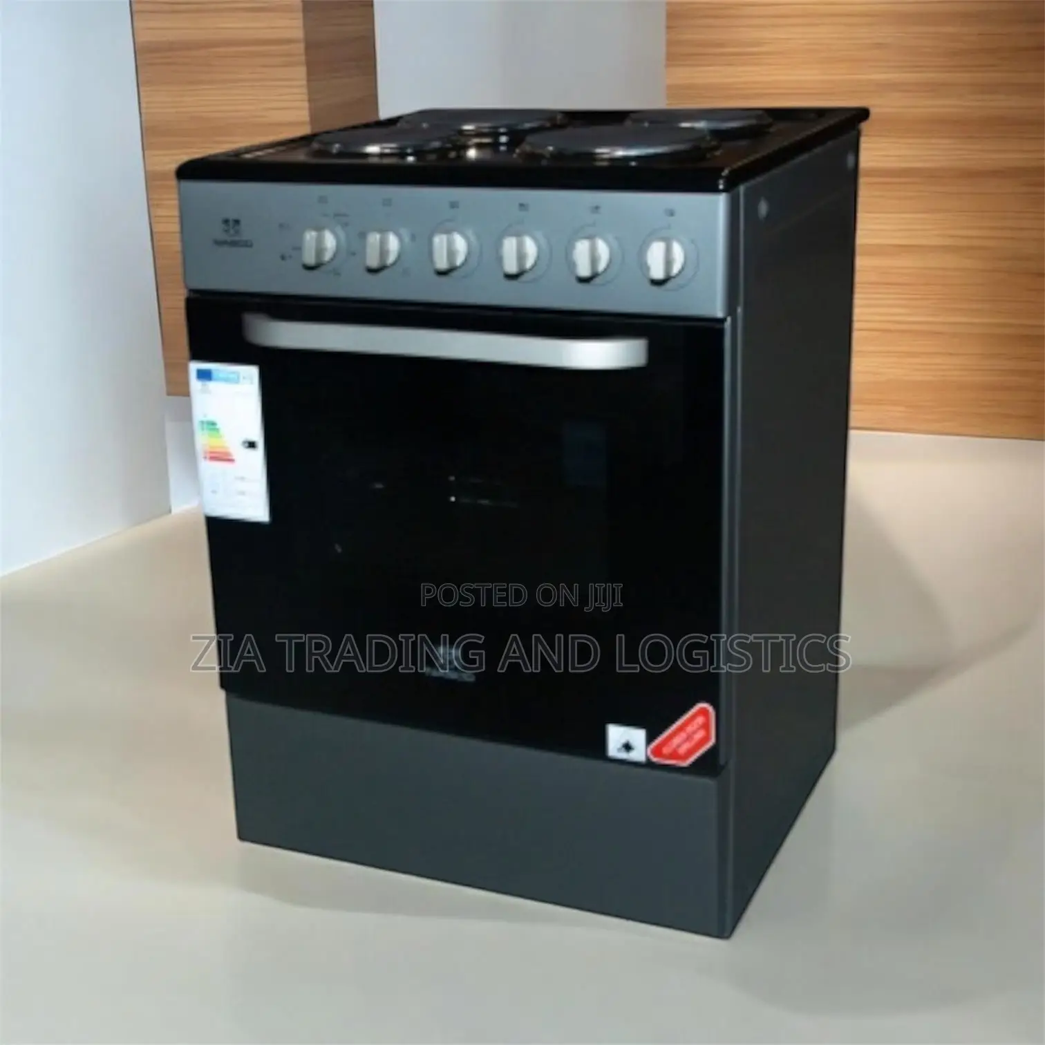 Powerful and Classic 4 Burner Nasco Fully Electric Hob.