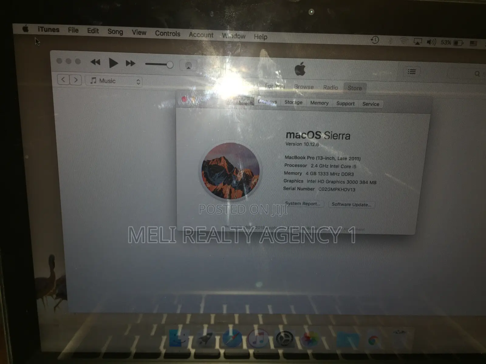 Laptop 4GB Apple M2 SSHD+SSD 140GB