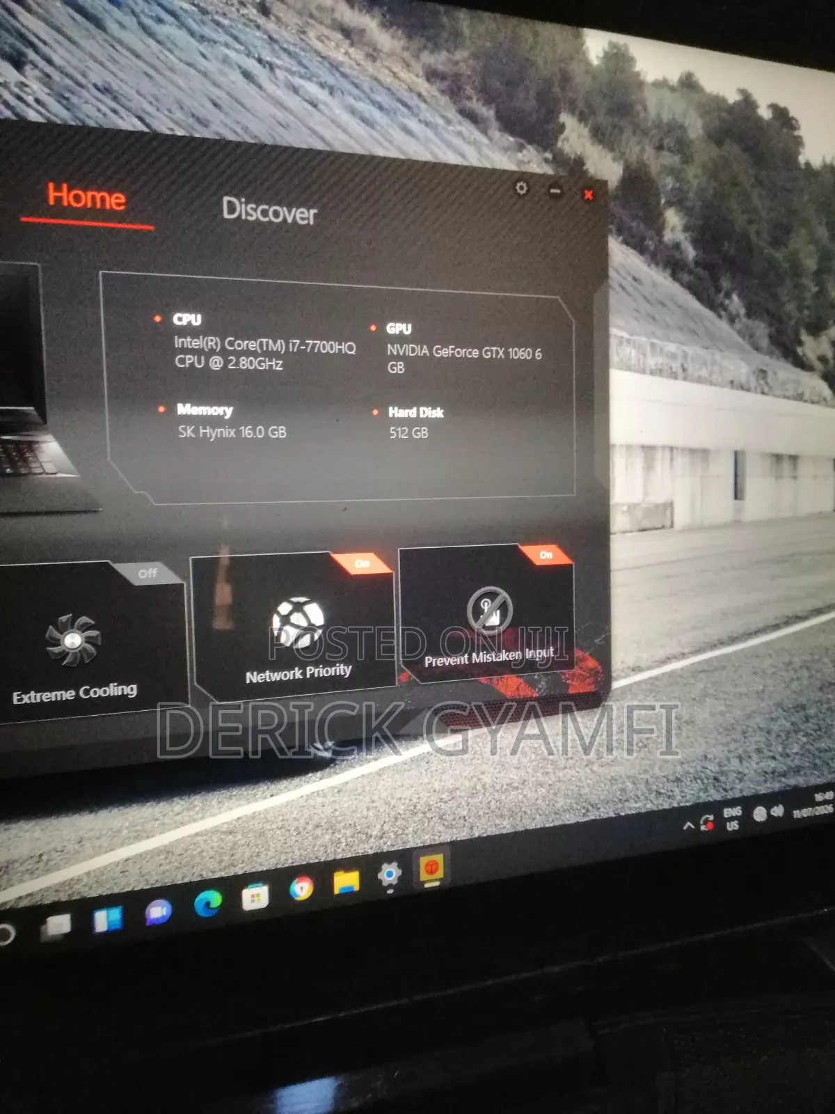Laptop Lenovo Legion Y720 16GB Intel Core i7 SSD 512GB