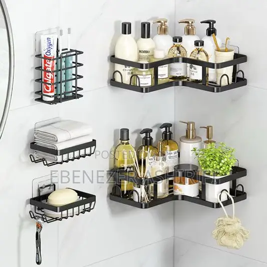 5pcs Shower Caddy - Bathroom Shelves