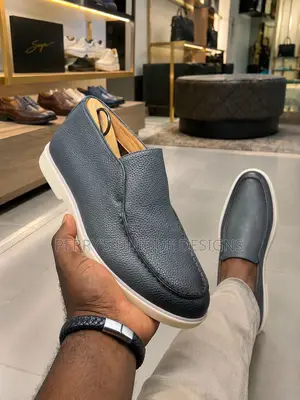 Premium Grained Leather City Boots - Grey