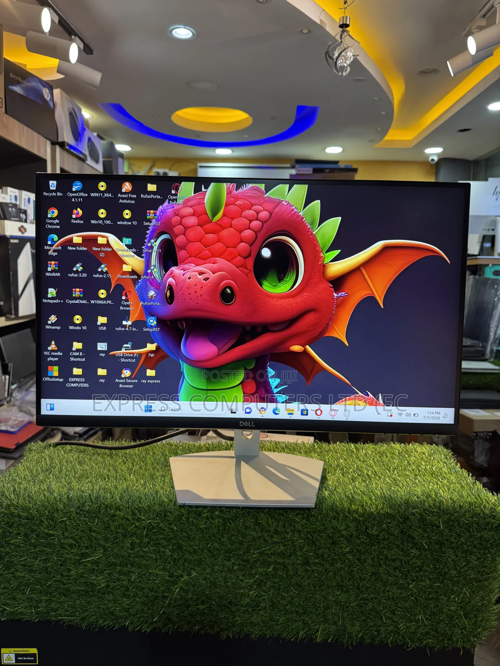Dell Display 27 Inch Uhd, Ips Ultra-Thin Bezel Monitor,Hdmi, Uk