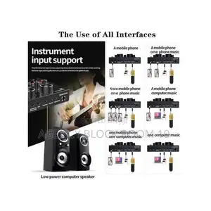Mythco V8 Live Sound Card Podcast Equipment Bundle Bm-800