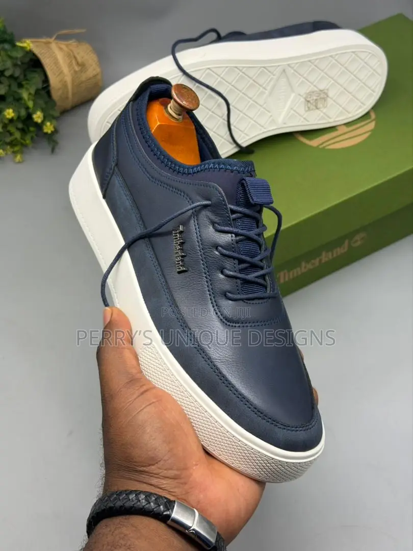 Timberland Leather Casual Lace-Up Sneaker,