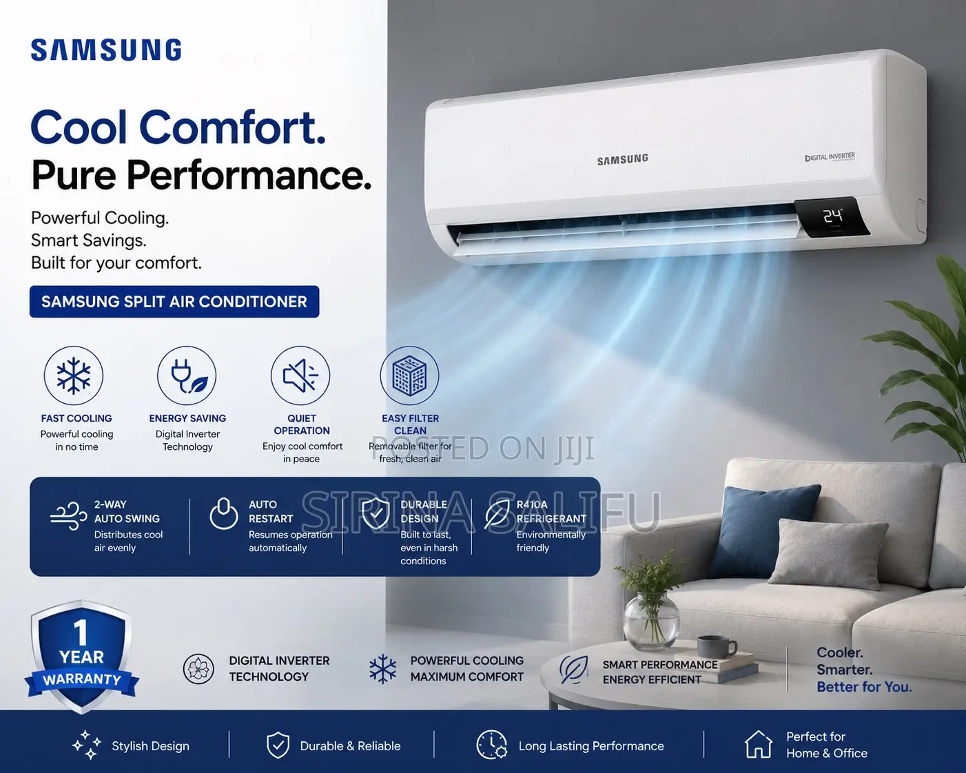 Samsung Split Air Conditioner Inverter Ac