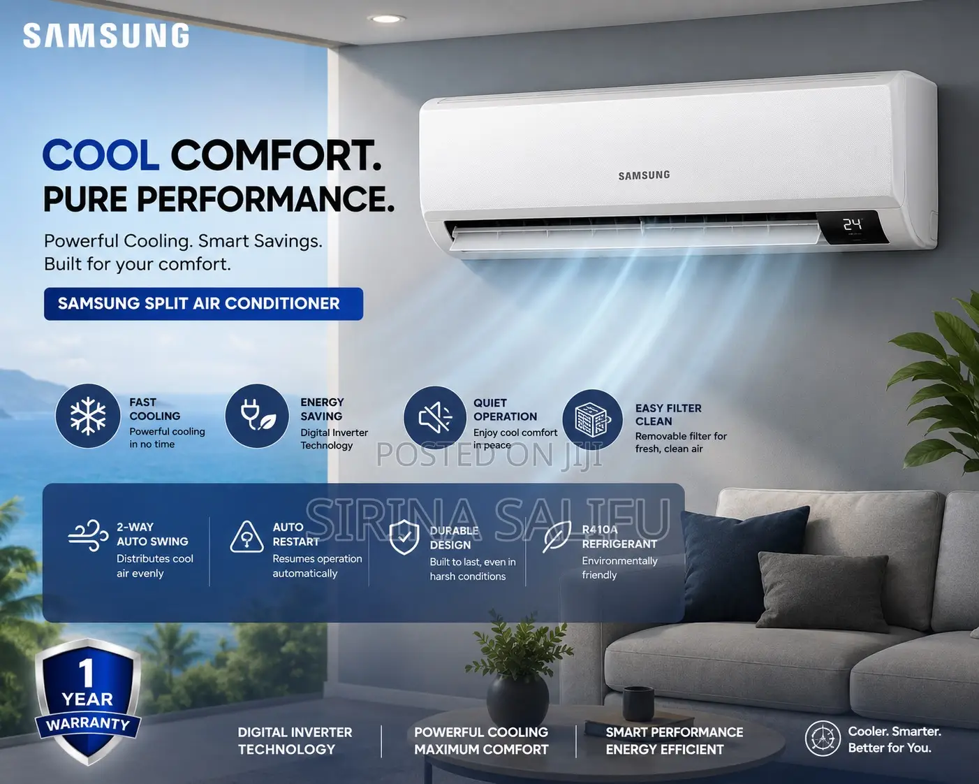 Samsung Split Air Conditioner Inverter Ac