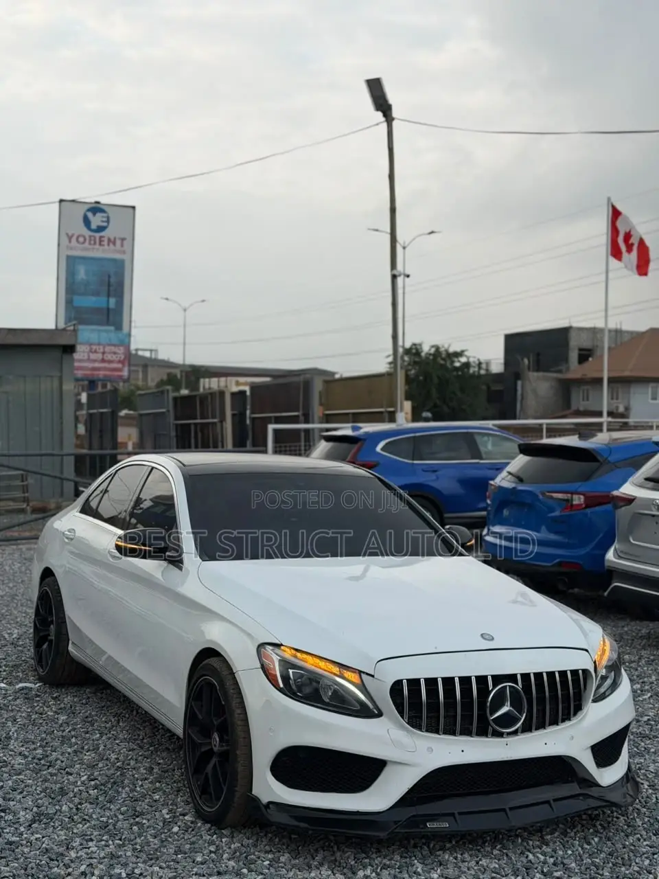 Mercedes-Benz C300 Luxury 4matic Sedan AWD (2.0L 4cyl 7A) 2017 White