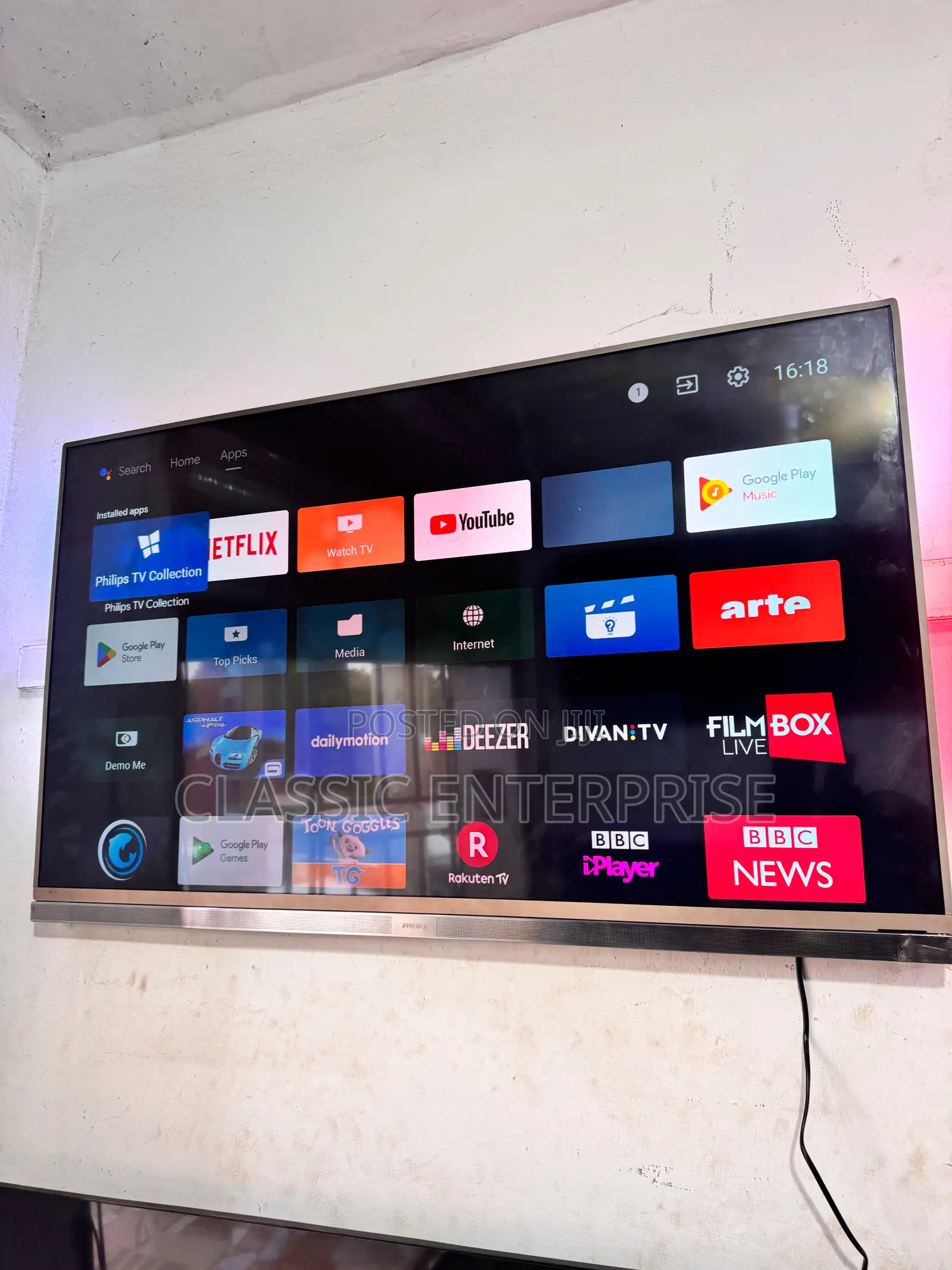 Philips 50 Inches Quantum Dot Colours Direct Digital Satellite Tv
