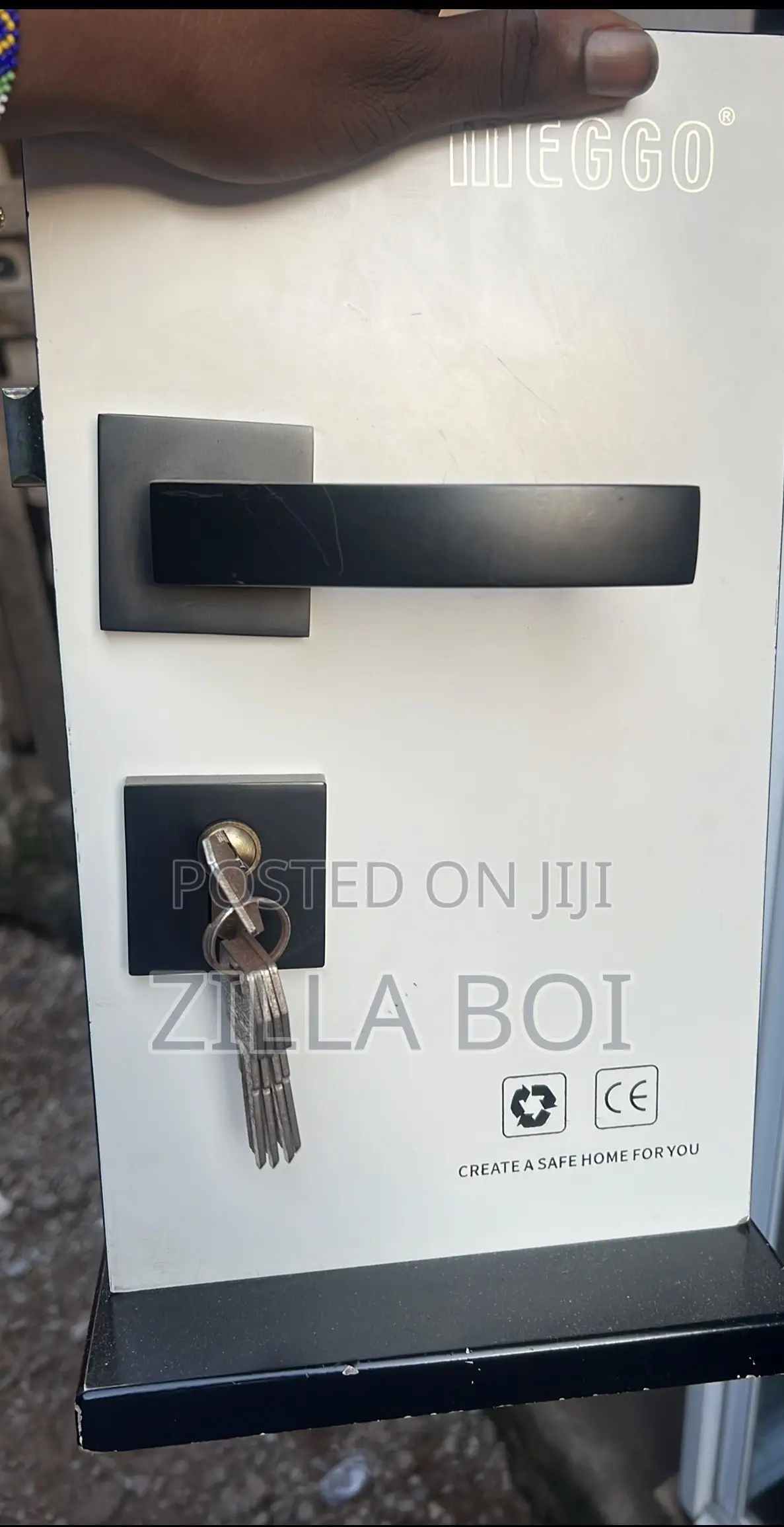Separate Black Lock