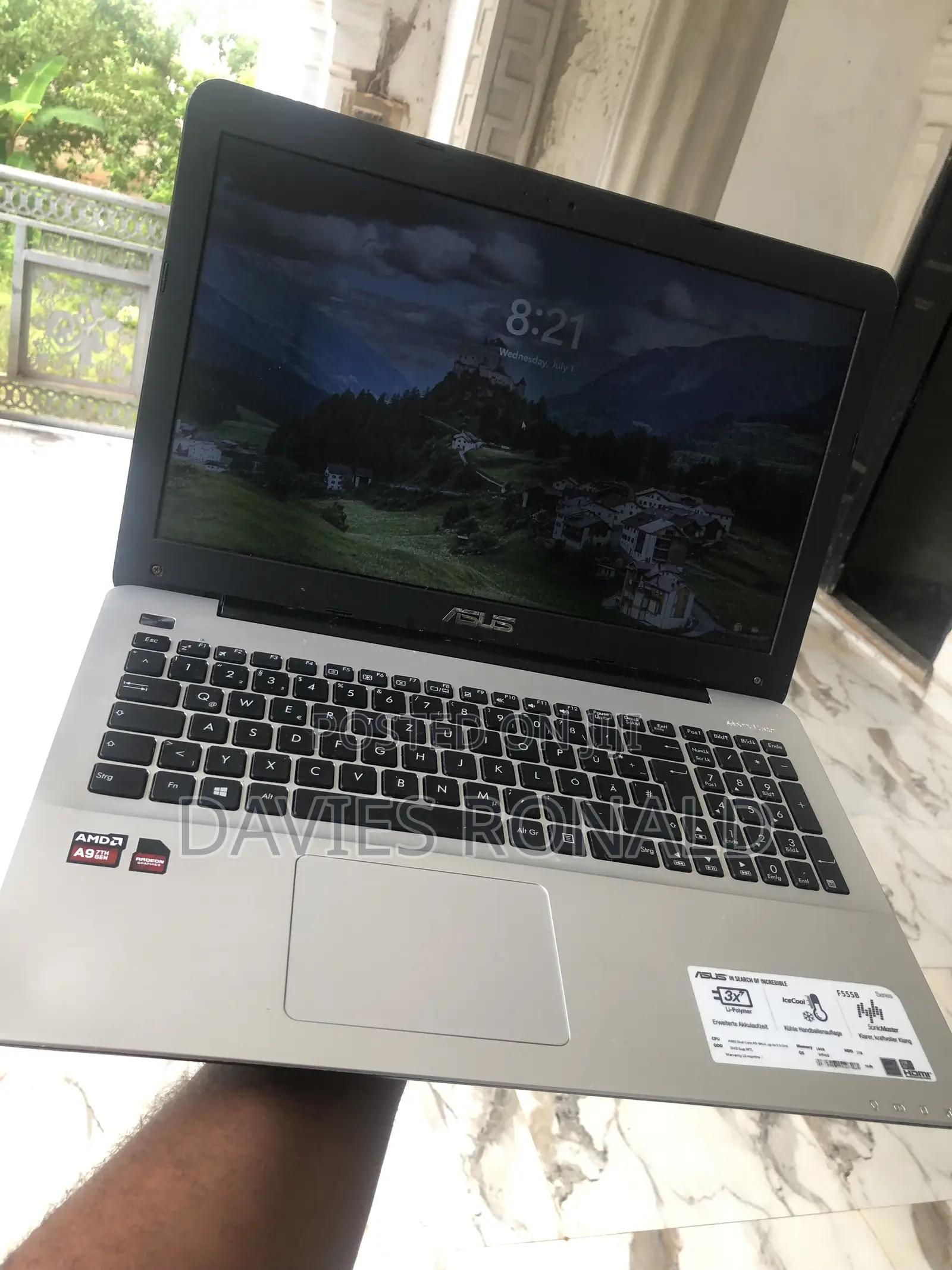 Laptop HP 15 8GB Intel Core i5 HDD+SSD 500GB