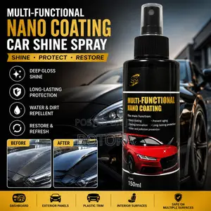Multi-Functional Nano Coating Car Shine Spray 150ml -Gloss Finish