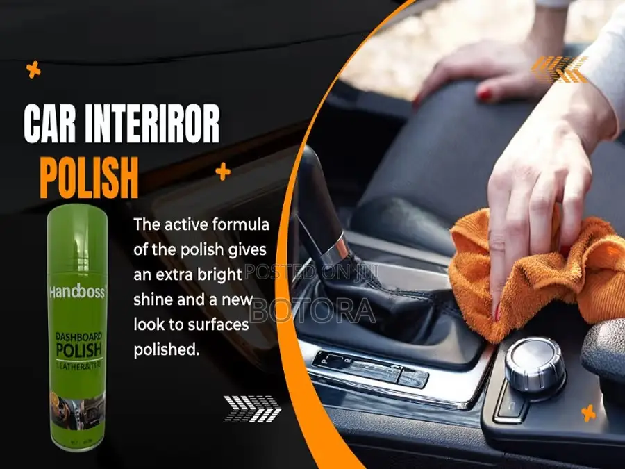 Handboss Dashboard Polish Spray 450ml High Gloss Interior Tire Shine