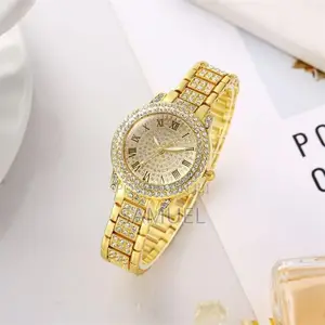 Ladies Waterproof Party Gift High-End Watch + Bracelet 2-Piece Set