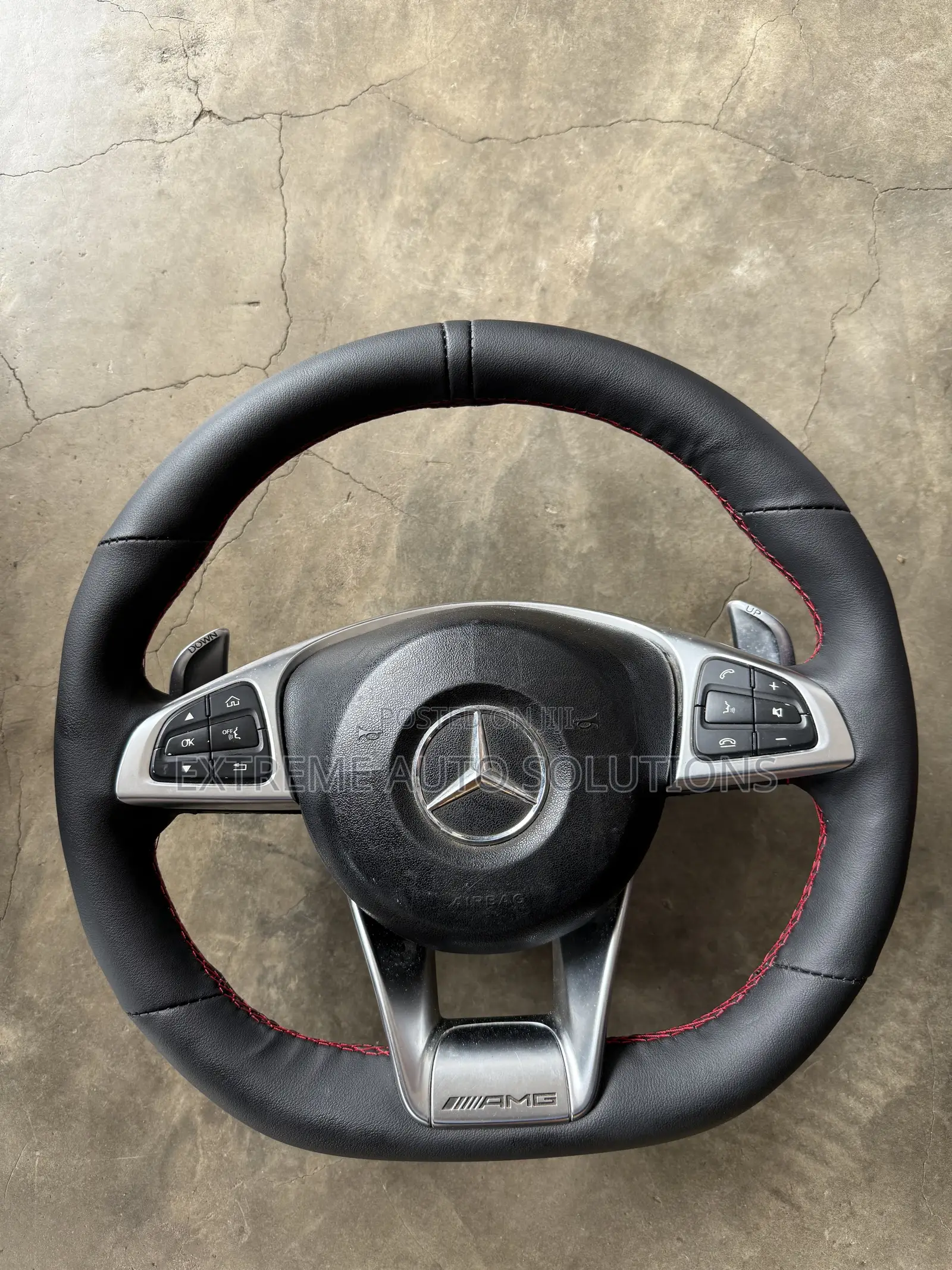 Benz Amg Steering Wheel Fit W205 C63 Style With the Sport Switch