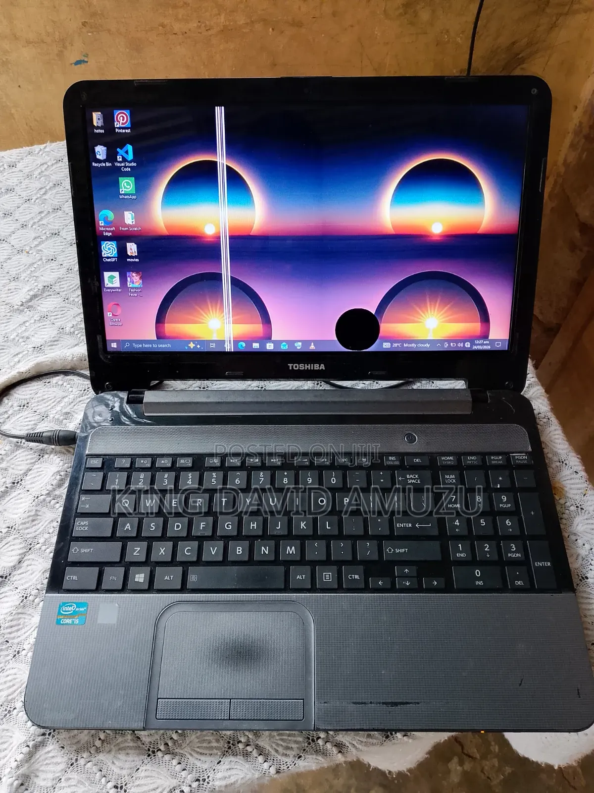 Laptop Toshiba Satellite L50 4GB Intel Core i5 HDD+SSD 500GB