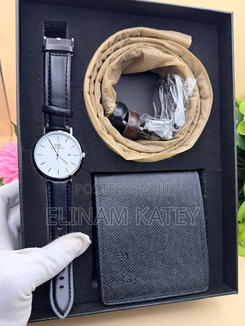Daniel Wellington Watch, Belt With Wallet