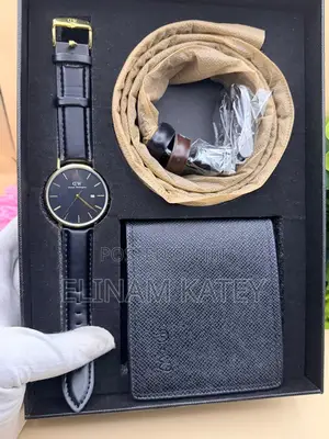 Daniel Wellington Watch, Belt With Wallet