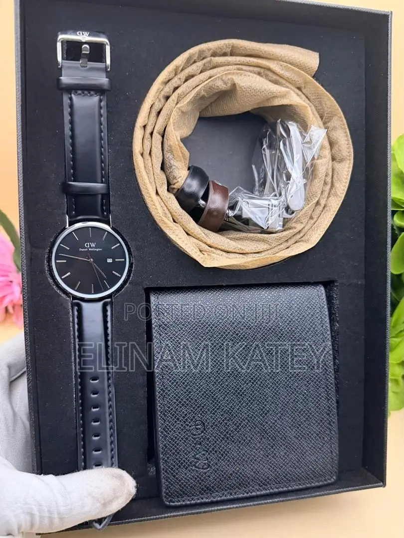 Daniel Wellington Watch, Belt With Wallet