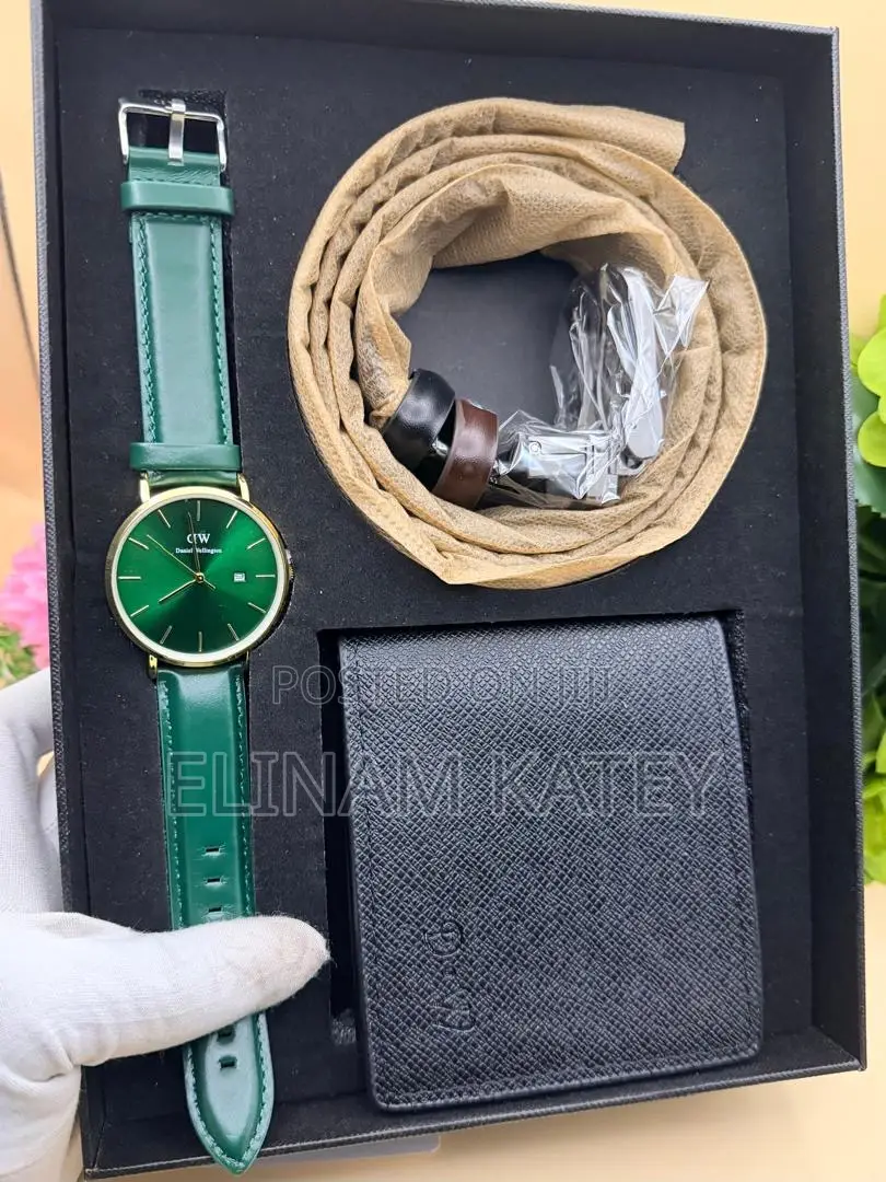 Daniel Wellington Watch, Belt With Wallet