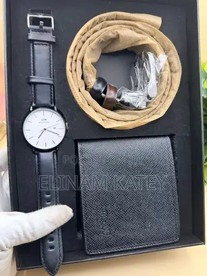 Daniel Wellington Watch, Belt With Wallet
