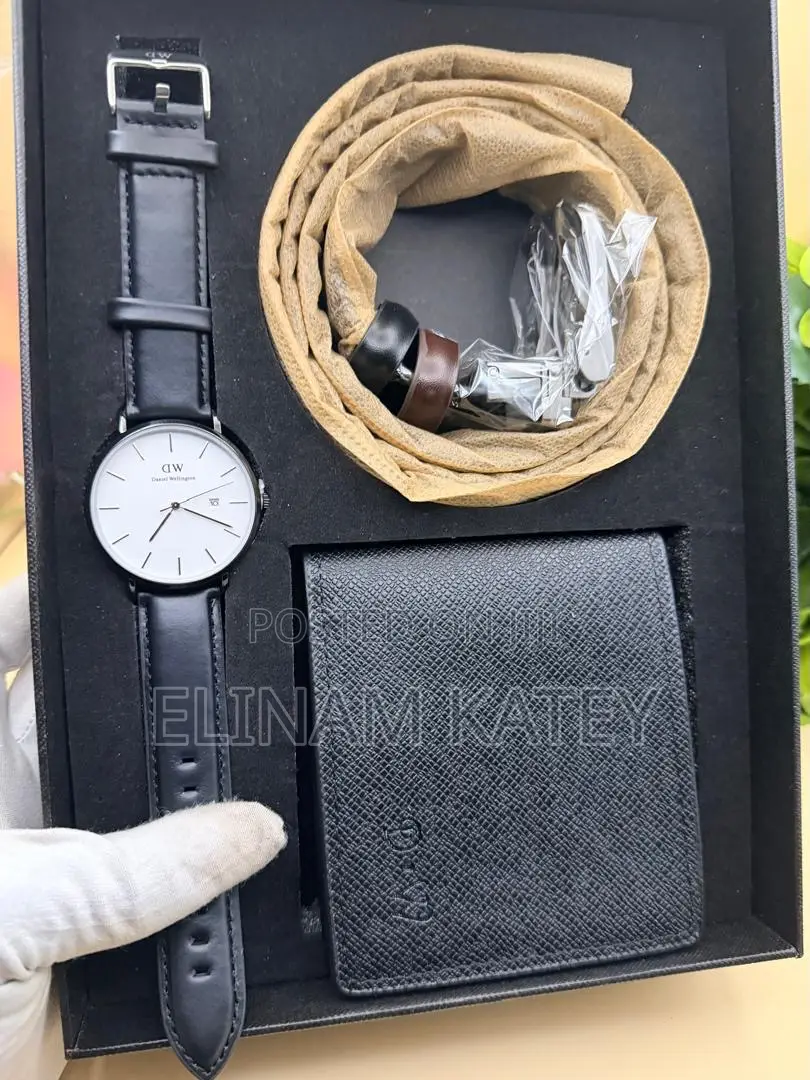 Daniel Wellington Watch, Belt With Wallet