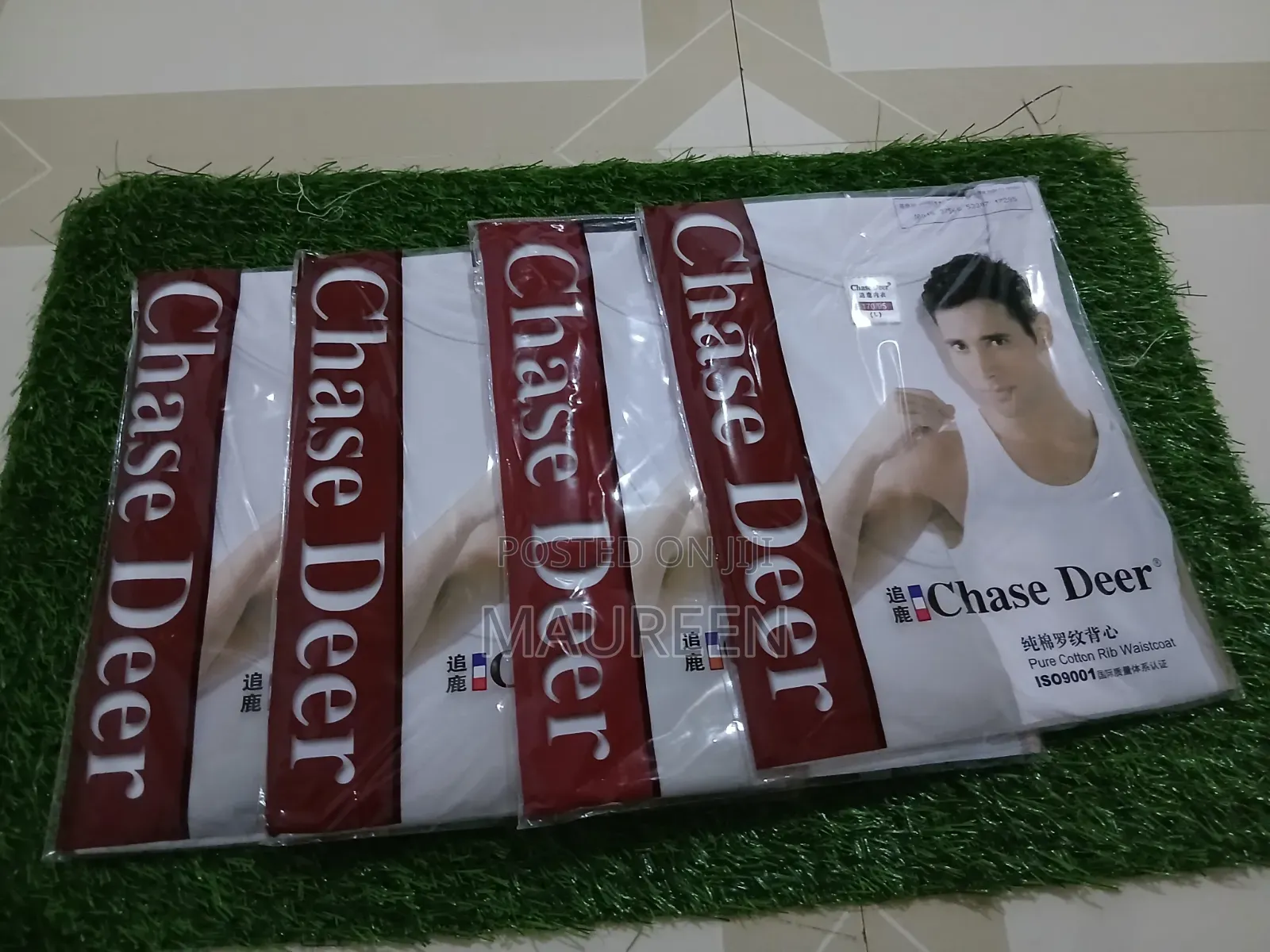 Chase Deer Single Singlets – Quality Cotton L Xl