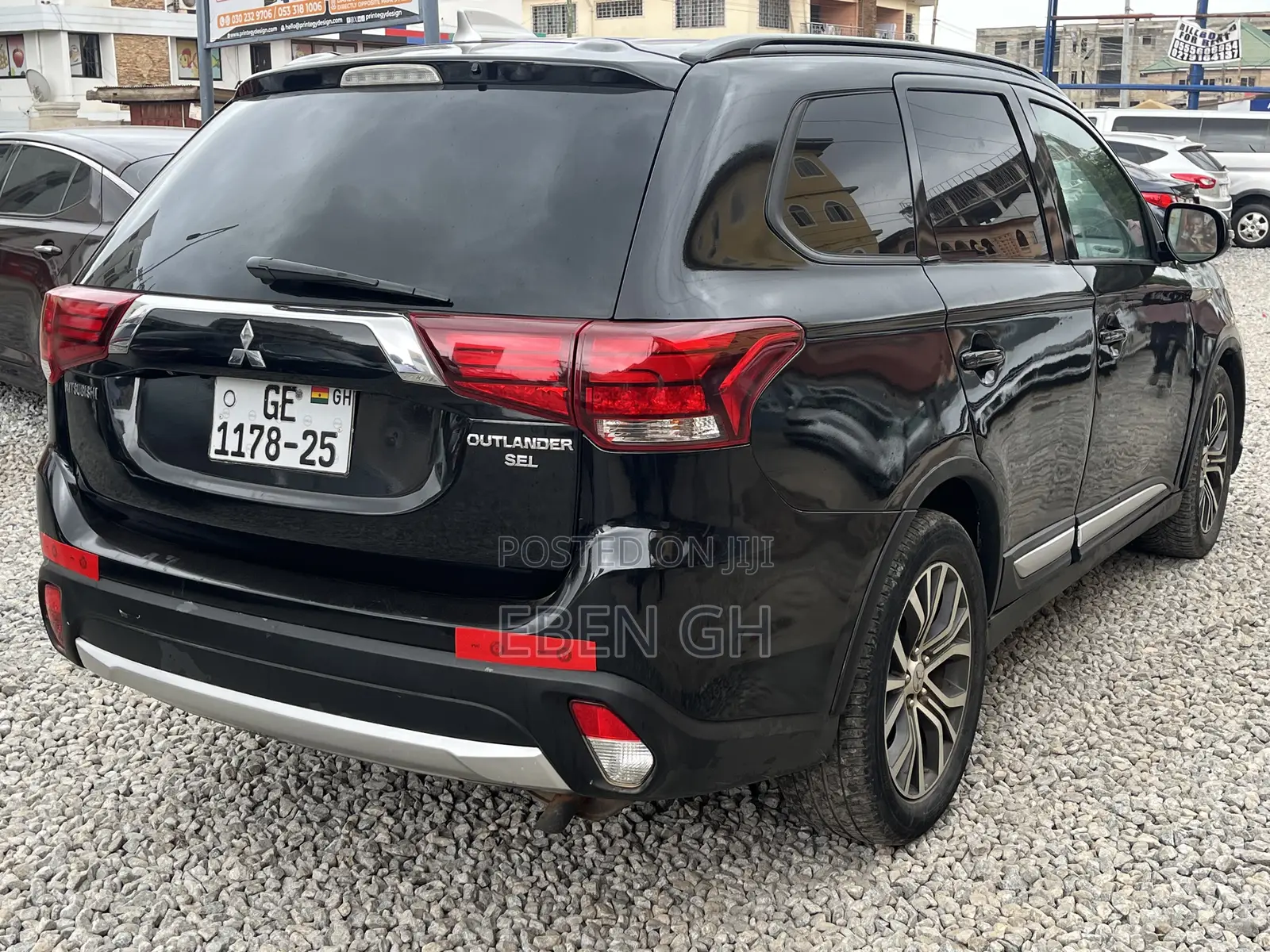 Mitsubishi Outlander SE 4dr SUV AWD (2.4L 4cyl CVT) 2014 Black