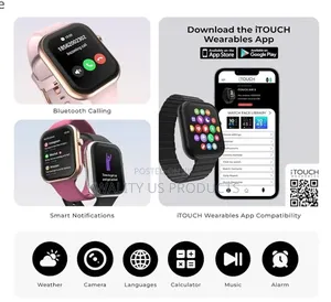 Itouch Air 5 Smartwatch With Silicone Strap