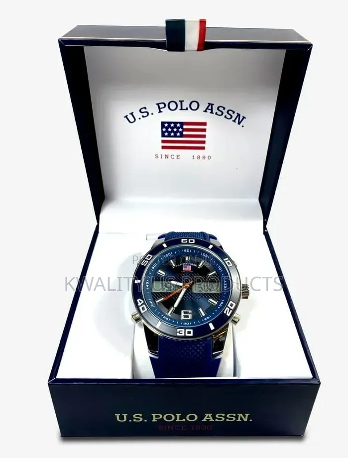 U.S Polo Assn Men's Dual Display Analogue and Digital Wrist Watch