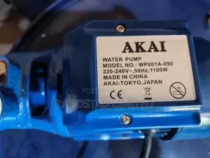 Akai 1.5hp Electric Water Pump For Sale