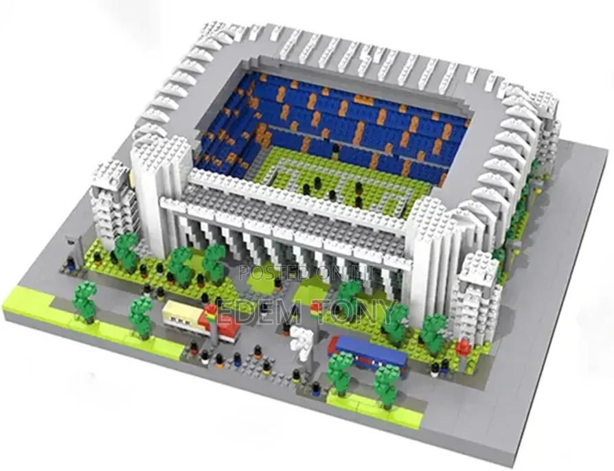 Santiago Bernabéu Stadium Miniature Building Block Set for Real Madrid