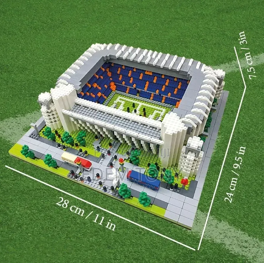 Santiago Bernabéu Stadium Miniature Building Block Set for Real Madrid