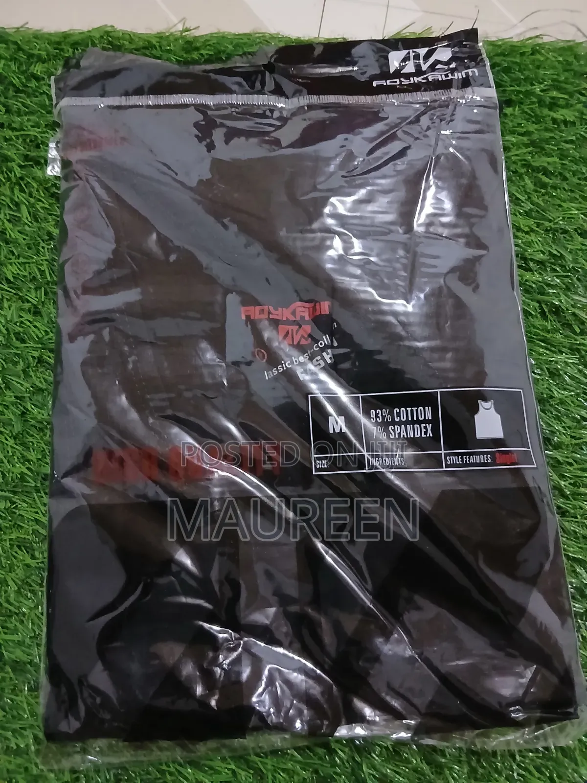 Aoykawim Singlet Black Ash Available
