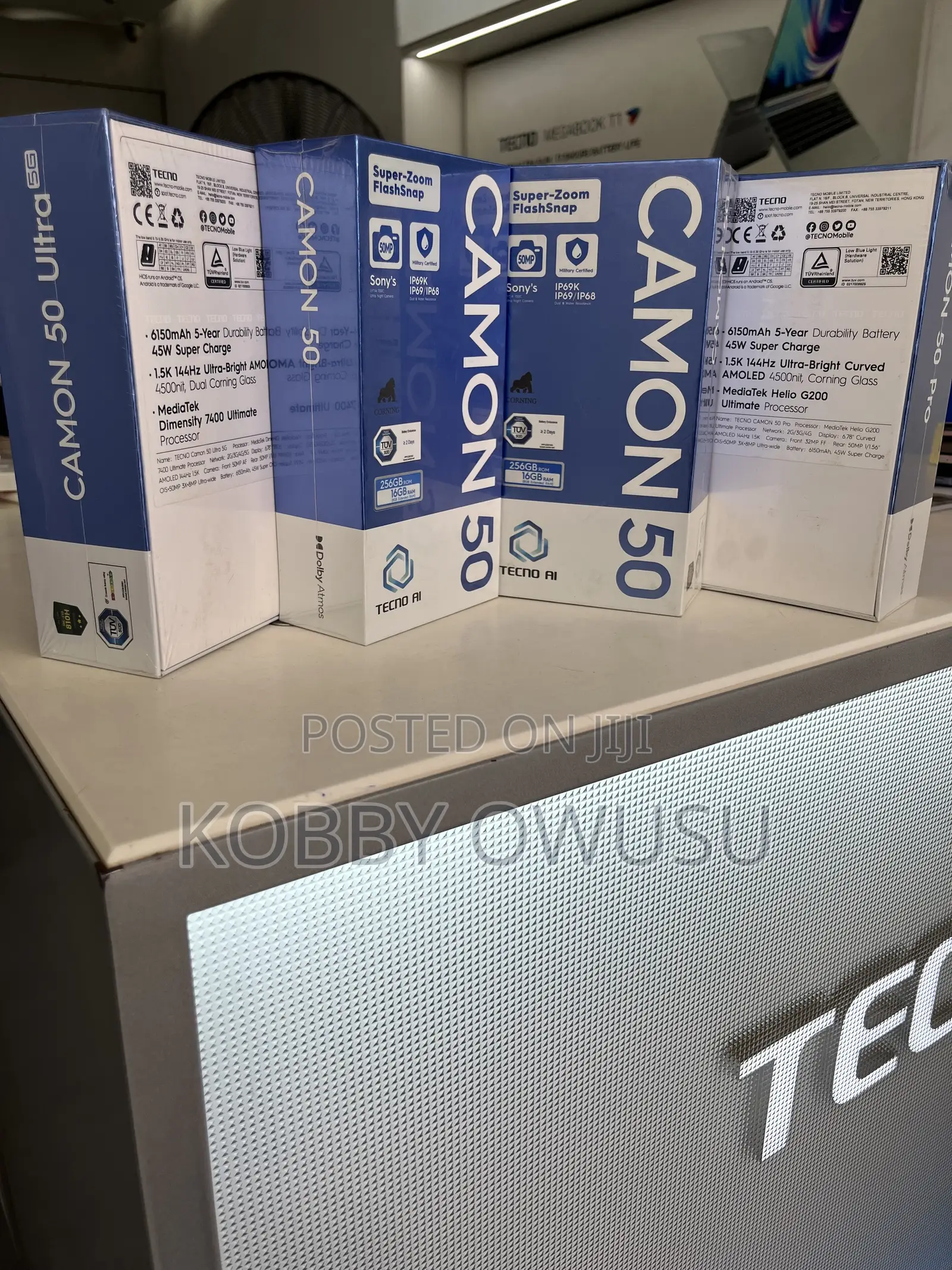 New Tecno Camon 50 256 GB